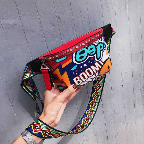 

evening bag women doodle waist bag belt s fashion street style fanny pack chest