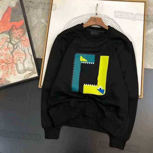 

designer luxury fends classic hoodie sweater mens and womens ff little monster eye matching casual coat pure cotton hooded, Black