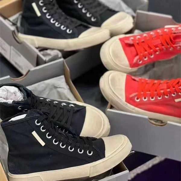 

other shoes high canvas shoes couples' small white shoes casual slip on lazy, Black
