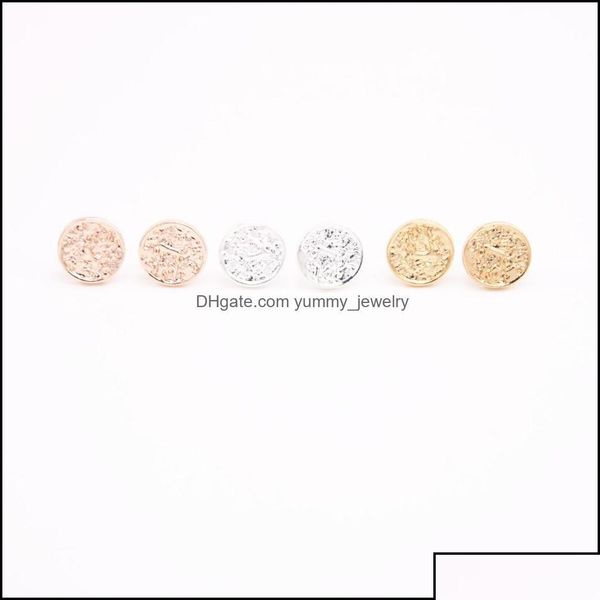 

stud lastest geometrical shape gold stud earrings solid circle retail and wholesale mix drop delivery 2021 jewelry hwsxa 2022 otyzv, Golden;silver