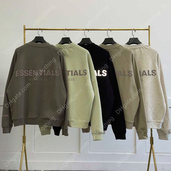 

fashion sweatshirts pullover 3m reflective lettered print cotton oversized hoodie hip hop streetwear, Black