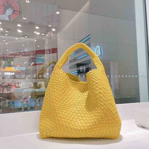 

evening bag female bag classic large capacity tote hand-woven one-shoulder forearm handbag fashion casual dish blue buck 20220607