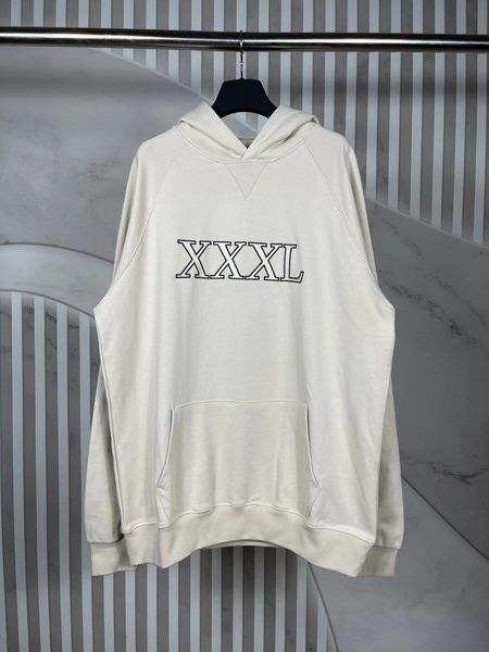 

men's women's hoodie designer sweater solid long sleeve double sweaters hooded street print letter embroidery pullover jacket swea, Black