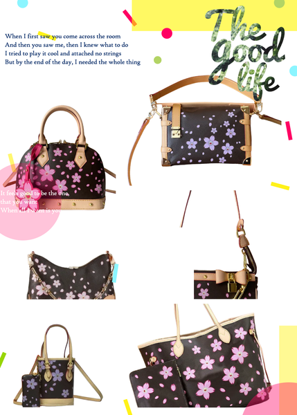 

2025 New Fashion Multiple Style Cherry Blossom High-quality womens totes designer bags design handbag purse casual top lady bag handbags purses AAAAA, Jjm40995#31cm