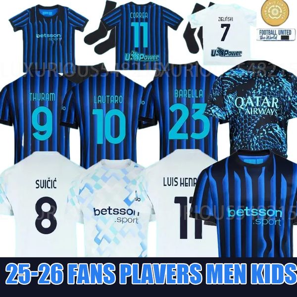 

25 26 BASTONI DIMARCO Soccer Jersey CALHANOGLU BARELLA INTERS THURAM PAVARD LAUTARO ANNIVERSARY FRATTESI Special Football Shirt Men Kit Kids, Orange