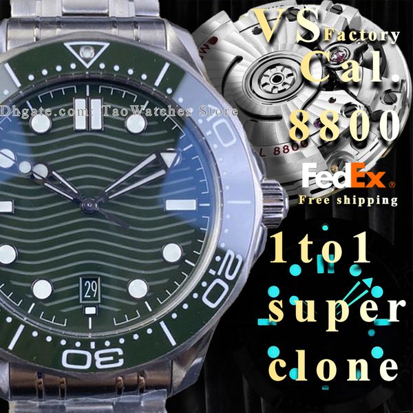 

luxury watch 2025 new Men Watch High Quality Watches Designer Watch 300 meters Diving Watch 42mm 8800 Automatic mechanical movement rubber strap Men with box, Gold