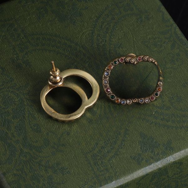 

Women Gold Earrings Designer Luxury Hoop Earrings Extravagant Studs Classic Simple Earring Steel Silver Letter Engagement Fashion Jewelry Valentine's Day Gift