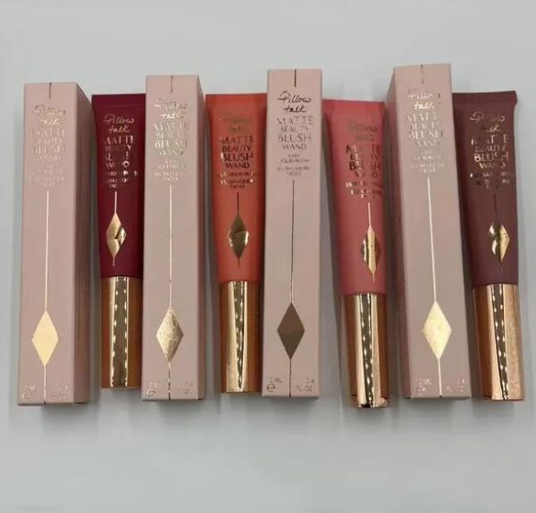 4 Colors Face Blush Pillow Talk MATTE BEAUTY BLUSH WAND EASY Liquid BLUSH PEACH POP DREAM POP PINK POP PILLOW TALK Face Blusher 12ml