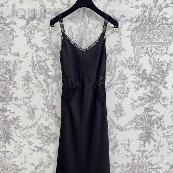 Basic & Casual Dresses Designer Brand Shenzhen Goods~25 Autumn New V-neck Strap Dress CO2N