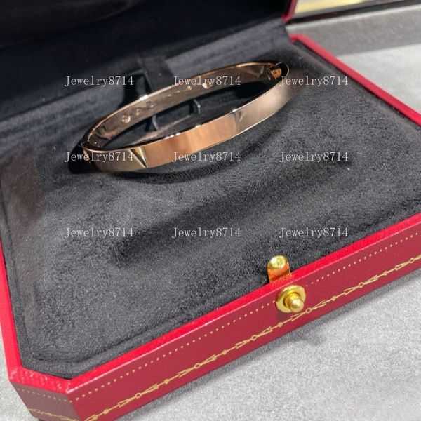 

Designer bracelets for men and women 2025 18K gold plated 6mm bracelets high quality gold jewelry designer gold women's jewelry luxury bracelets with diamonds