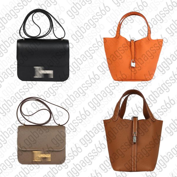 

Designer Bag Calfskin Bag Tote Mini Womens Leather Tote Women Purse Crossbody Bag Leather Classic Handbag Portable Cowhide Constan Body Casual Totes Kell Bag, Green