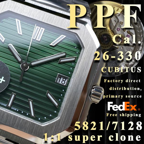 

Super Clone Men Watches Men Designer Watches Top Quality 5821 Super Factory Luxury Watch 45MM Automatic Cal.26-330 Movement Sapphire Luminous Diving Watch With Box, A11