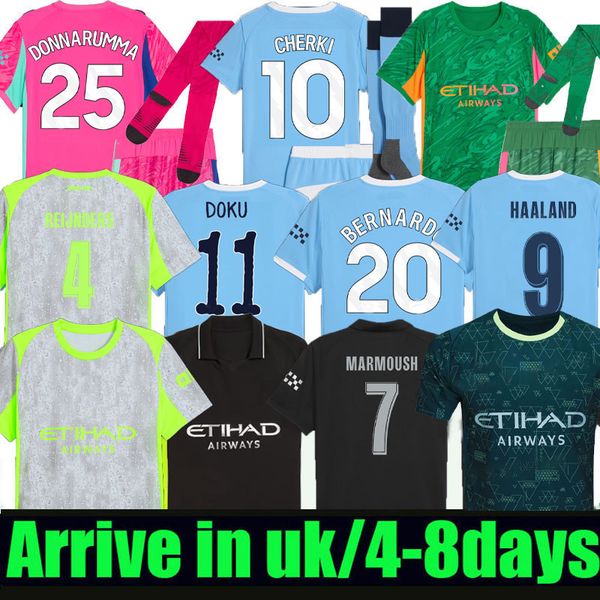 DOKU HAALAND 25 26 Ait-Nouri Marmoush SOCCER JERSEYS Reijnders CHERKI FODEN 2025 2026 RODRIGO mans Kovacic Matheus N ECHEVERRI football shirt men kids citis CiTyS