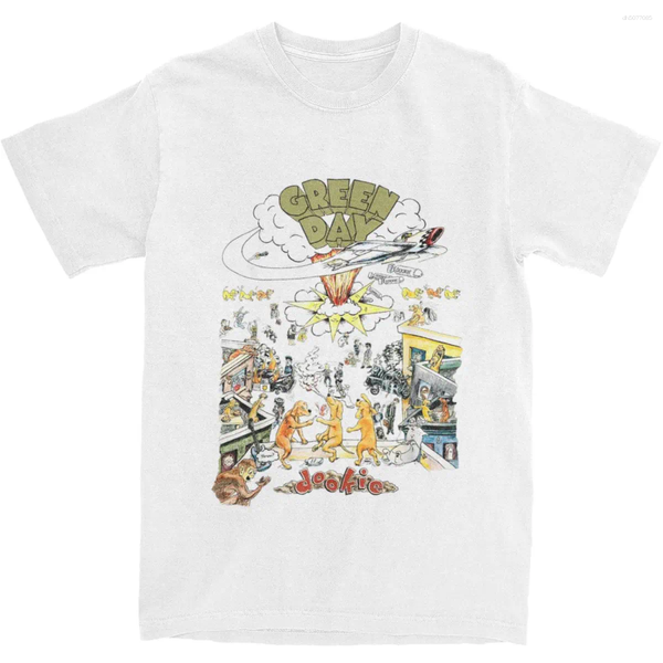 

Men' T Shirts Vintage T-Shirt Green Days Dookie Scene Cotton T-Shirts Fashion Tshirt For Summer Funny Design Short Sleeve Tees, Dark grey
