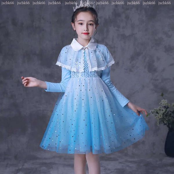 

Children's clothing baby girl infant designer clothes Elsa princess Princess dress for Children's Day performance Comfortable and soft., Blue