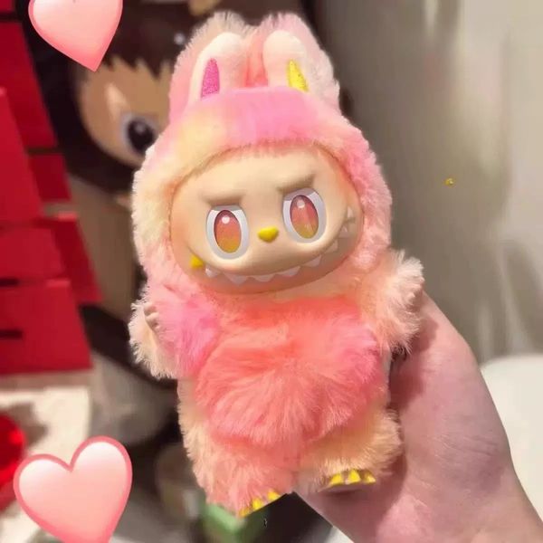 

Top quality labubu V3 V4 V5 Monsters Big Into Energy SeriesBlind Box Figure Face Doll Keychain Decor Gift bag Charmswith box, White