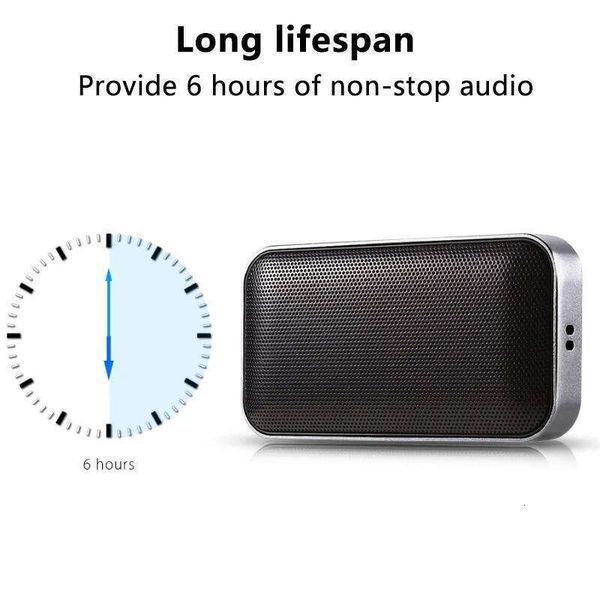 Portable Wireless Bluetooth Speaker Mini Ultra thin Music Sound Box Metal Outdoor Player Support