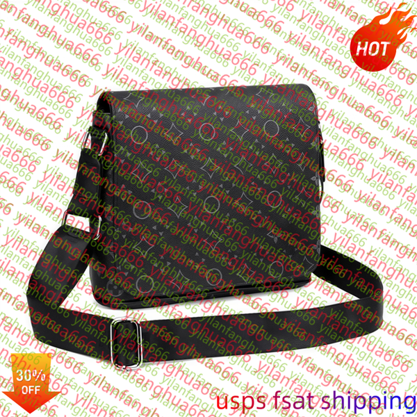 

Men Leather Luxurys Designer bags men Leather Black Flowers Messenger Purse Crossbody Bags Shopping Bag Plain Shoulder bag Handbags Women Wa, Green