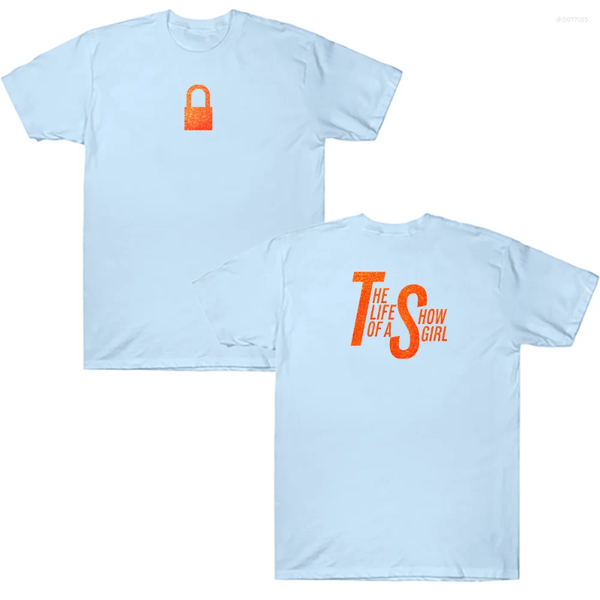 

Men's T Shirts Life Of Showgirl Tees Swift Graphic TS12 Music Merch T-shirts Comfort Cotton Oversized Streetwear Unisex Clothing, Gray