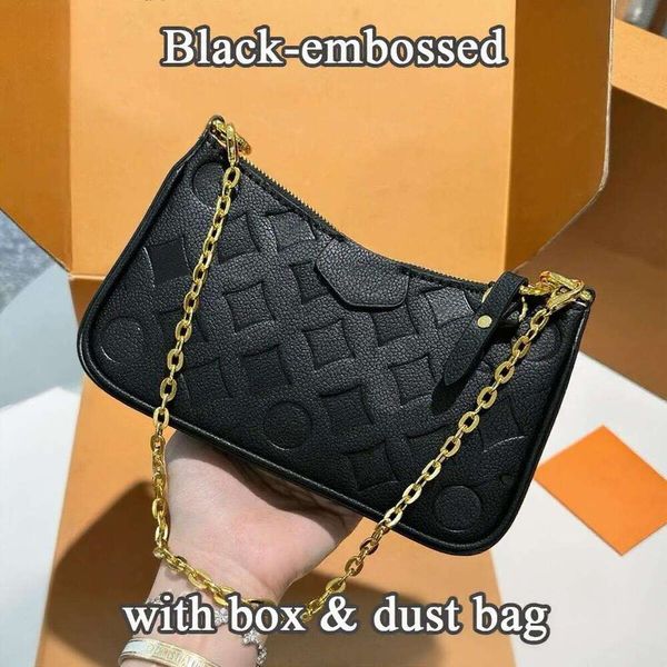 

Designer Fashion Women's Leather Emed Old Flower Chain Letter Striped Half Moon Handbag Crossbody Hobo Bag Purse, Khaki