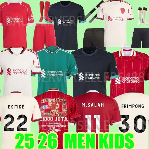

25 26 MAC ALLISTER soccer jersey DIOGO JOTA 22 EkitikE 2025 2026 football shirt Luis DIaz SZOBOSZLAI A.BECKER FRIMPONG Wirtz 7 Kerkez men kids kit uniforms SALAH, Orange