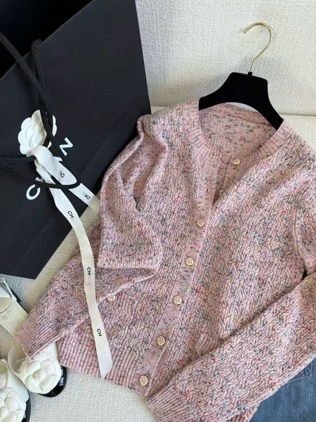 2025 Designer Brand Womens Fashion Monochrome Minimalist Design Knitwear Sweater