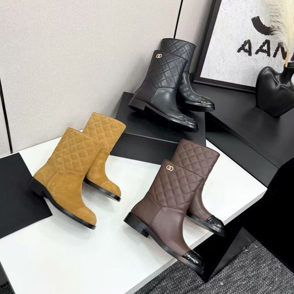 

2025 New Thick Bottom English Style Chelsea Martin Boots Shoes Fashion Comfortable Luxury designer combat Shoes chelsea suede boot patent leather luxury heels boot, #-5