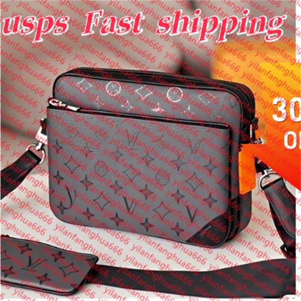 

2025 Designer men 3pcs Mens Totes Purses Fashion Handbags Men Leather TRIO Messenger Bags Shoulder Make up Bag Tote bags, Camel