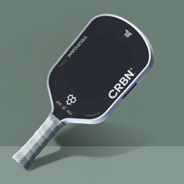 

CRBN 4 TruFoam Genesis Pickleball Paddle, Hybrid, AeroCurve,T700 Carbon Fiber,100% Foam Core,UPA-A Approved,New with Tags,Free shipping