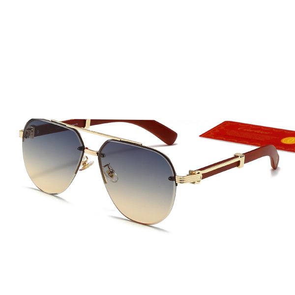 

Designer Sunglasses Fashionable Sunglasses Driving and Vacation Sunglasses Wide-angle Sunshade Glasses Metal Frame Sunglasses