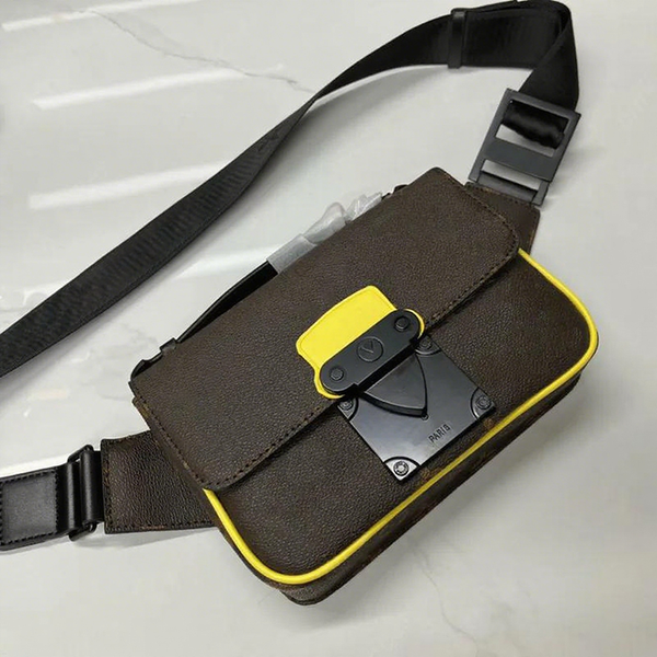 

Fashion Waist Bag Designer Bumbags Brown Flowers Leather Fanny Pack For Women Crossbody Luxury Letters Bumbag Mens Yellow Side Handbag Fannypack