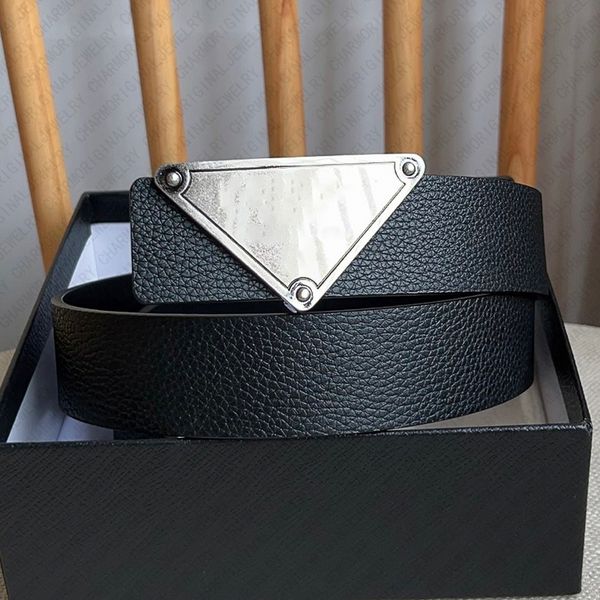 

Designer Belt Men Genuine Leather Designer Belts for Women Triangle Logo Fashion Accessory Premium Luxury Leather Belt Classic Stylish Gift for Him and Her, White