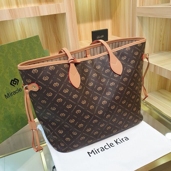 

Designer bag tote bag large capacity handbag shoulder bag crossbody bag womens fashionable and casual highquality commuting shopping bag wallet V861, #16