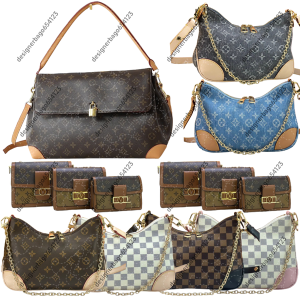 

Designer Bag Shoulder Bag Luxury Bag Classic print Crossbody bag High Quality Women's handbag Purse Brown Cowhide leather Fashion Nylon shoulder strap Underarm Bag, #17