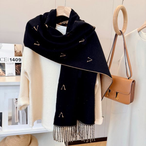 

Designer Silk Scarf Designer silk Scarf Cashmere Scarves wool Scarves Classic Plaid Women Man Designer Scarf with box with Box