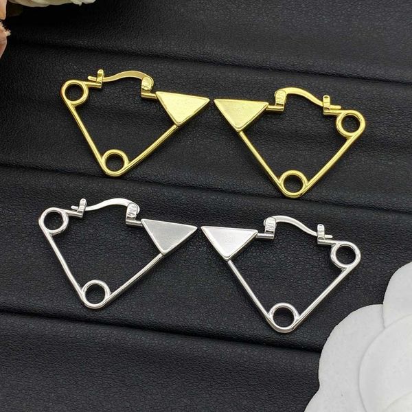

Luxury Designer Earrings for Women Triangle Gold Silver Plated Birthday Gift Jewelry Fashion Jewelry