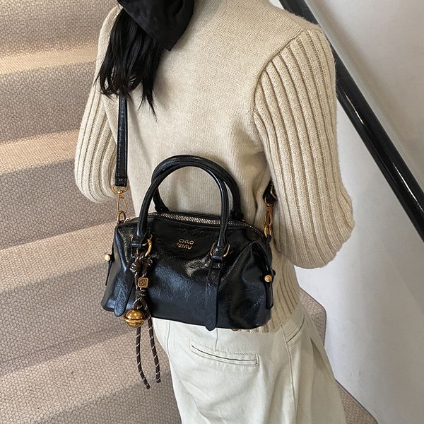 

Mirror Hot Free Shipping Designer For Womens Bags Blue Black New Fashion Shoulder Large Capacity Leisure Chain Bag, Item#1