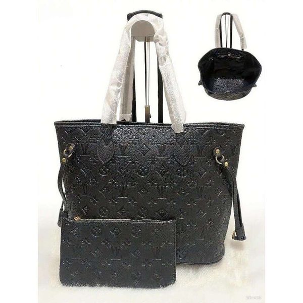 

MM Size 40156/M40995 Designer Bag Women Cross Body Emed Flower Handbag Shoulder Bags Composite Lady Clutch Tote Bag Female Coin Purse, Embossed black big flower