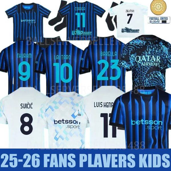 

25 26 Inter Maglia LAUTARO Soccer Jerseys BARELLA FRATTESI INTERS 2024 2025 2026 KIDS THURAM DIMARCO ARNAUTOVIC CALHANOGLU Football Shirt, Red