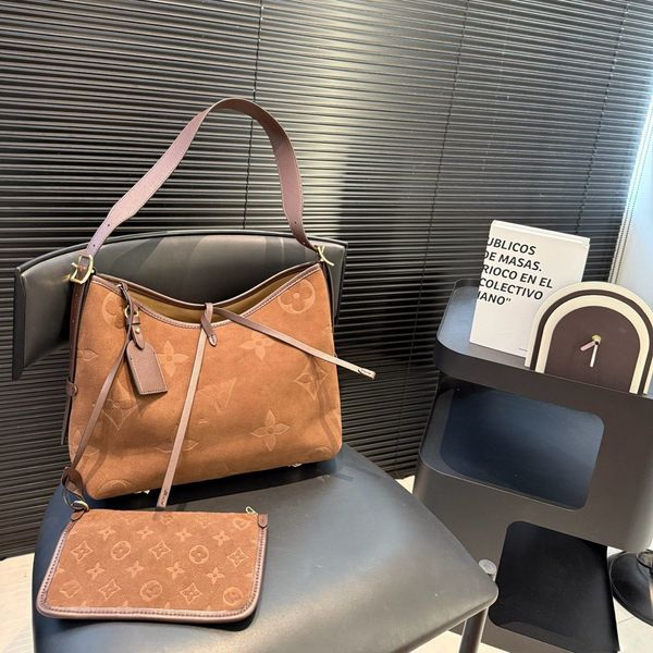 

Designer bag new style luxury bag tote bag high-quality handbag crossbody bag shoulder bag underarm bag suede large capacity fashionable commuting practical, #1