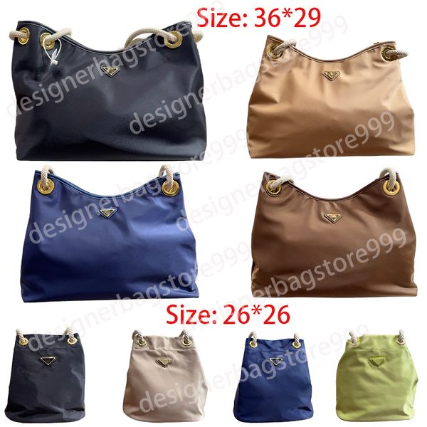 

Designer bag new style luxury bag nylon bucket bag high-quality handbag shoulder bag large capacity tote bag travel bag stylish practical for commuting, #3 26*26cm