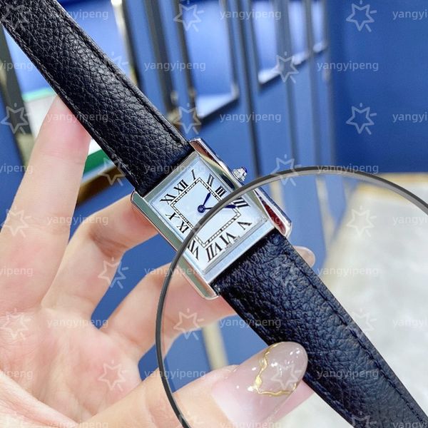 design light luxury watch quartz waterproof belt watch square ultra-thin men's watch women's watch super clone watches YYP001