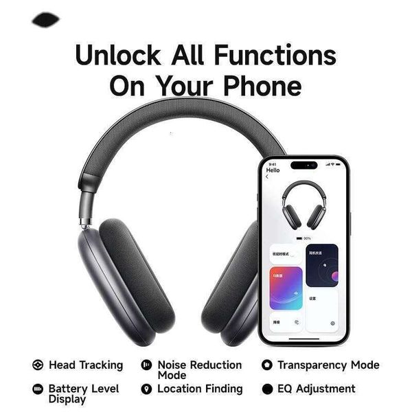 Picun F8 Pro Wireless Headphones 3D Spatial Audio Head Tracking -52Db ANC HIFI Bluetooth Headset ENC HD Mic Low-Latency APP