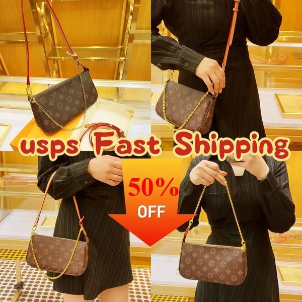 

Designer Underarm Mahjong Bag classic old flower Chain small retro single shoulder bags crossbody carrying women tote Clutch bag Handbags L9, Brown flower