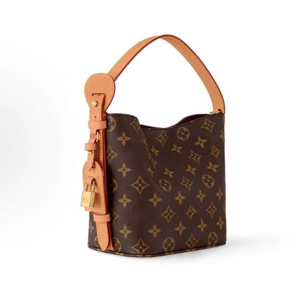 

Designer bag luxury bag tote bag BB versatile small bucket high-quality handbag crossbody bag hand-held bag stylish multifunctional., Brown