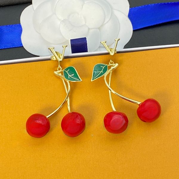 

Designer Ear Stud Earrings Gold Copper Letter Earring Necklace Fashion Women Elegance Wedding Party Jewelry Accessories