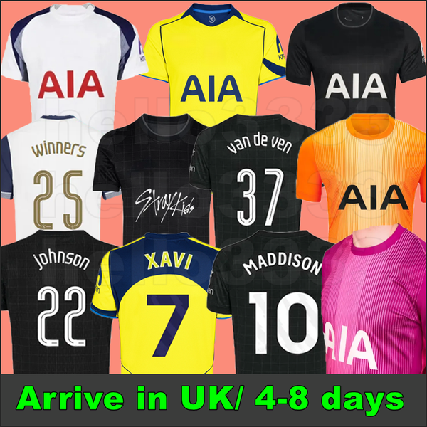 

25 26 SON Soccer Jerseys 2025 2026 Football shirt VAN DE VEN KULUSEVSKI MADDISON VICARIO Johnson GRAY BERGVALL final Winners TEL KUDUS THFC x Stray XAVI SIMONS, Black