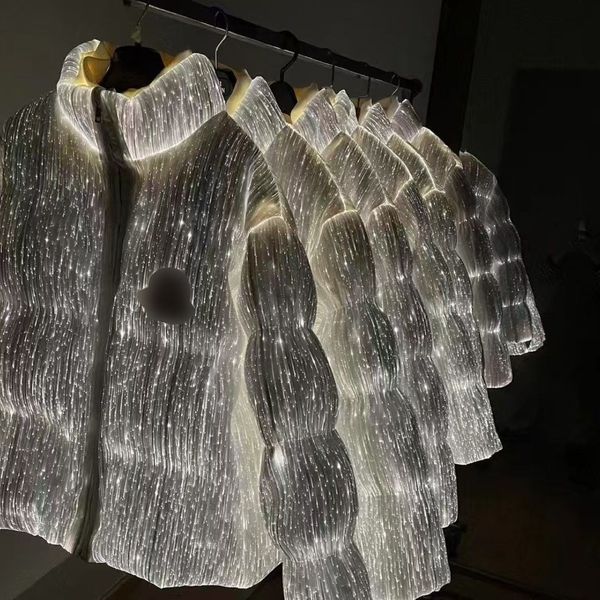 

Puffer Jackets Parkas Down Jacket Glow Jacket Designer Down Coats Outerwear Coat Winter Jacket Men Doudoune Luxe Clothing Luxury High Quality Thickened Unisex -XL, White