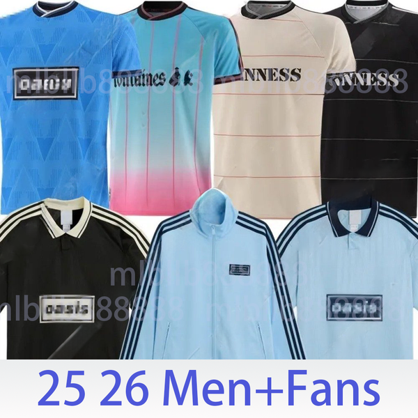 

2025 Oasis Tour Jacquard Football Jersey Shirts Kit 25 26 Fontaines Dc Home Away Third Bohemians BLACK GUINNESS Soccer Jerseys 135th Anniversary Oasiss Live, Green