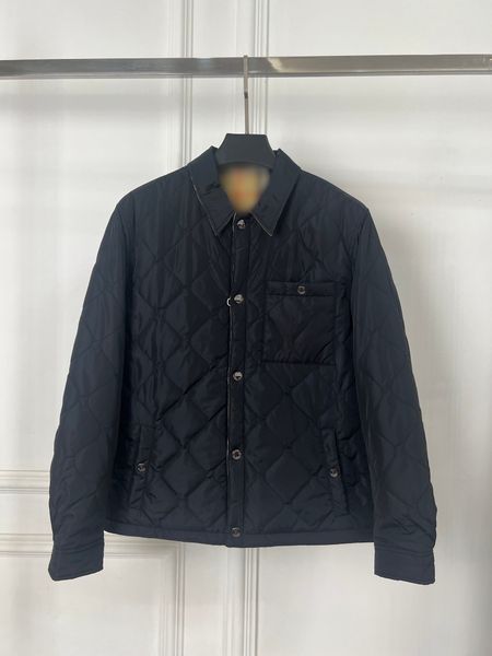 

BBR men's and women's autumn and winter double-sided jacket jacket cotton jacket classic design fabric comfortable retro fashion, Black